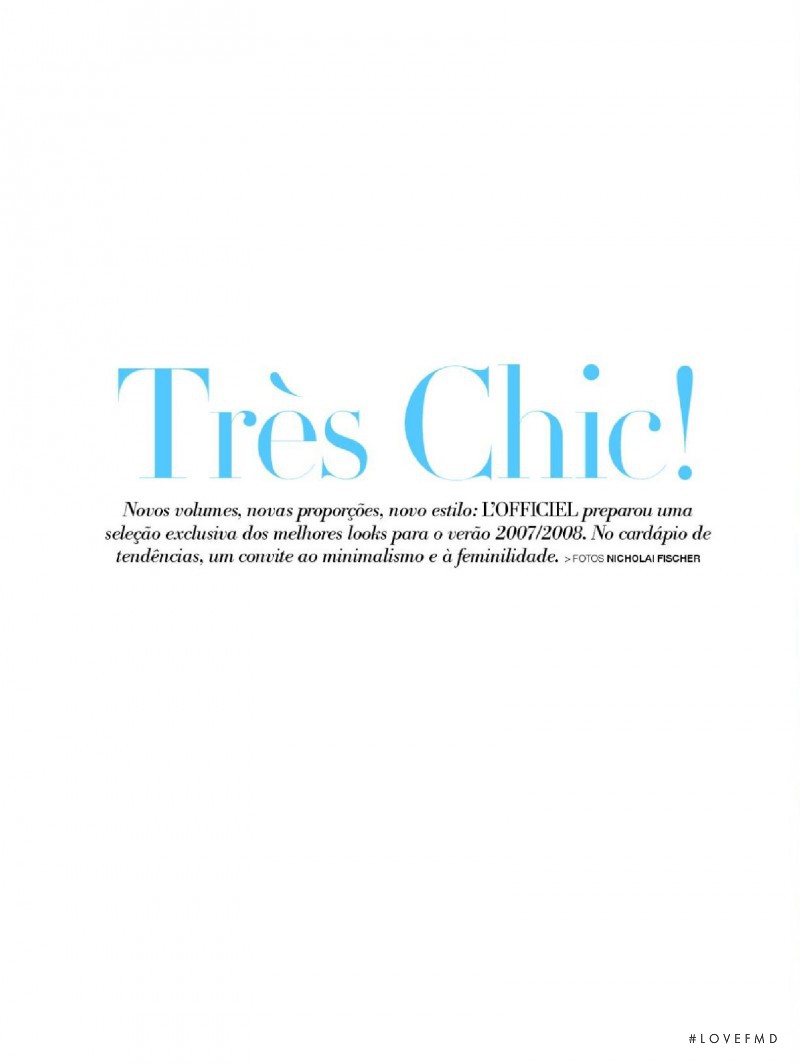 Très Chic!, December 2007