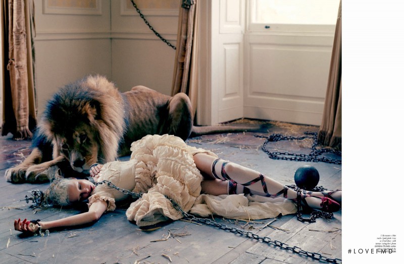 Edie Campbell featured in The Lion King, August 2013