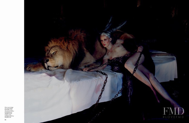 Karen Elson featured in The Lion King, August 2013