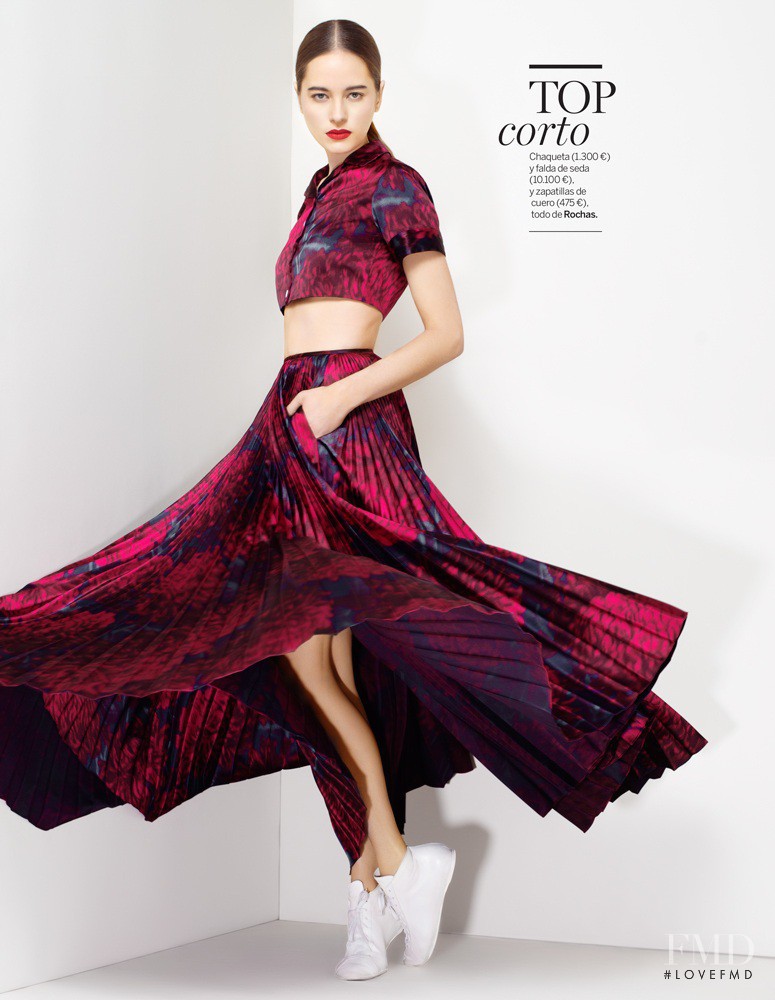 Vanessa Hegelmaier featured in Moda & Belleza, March 2013