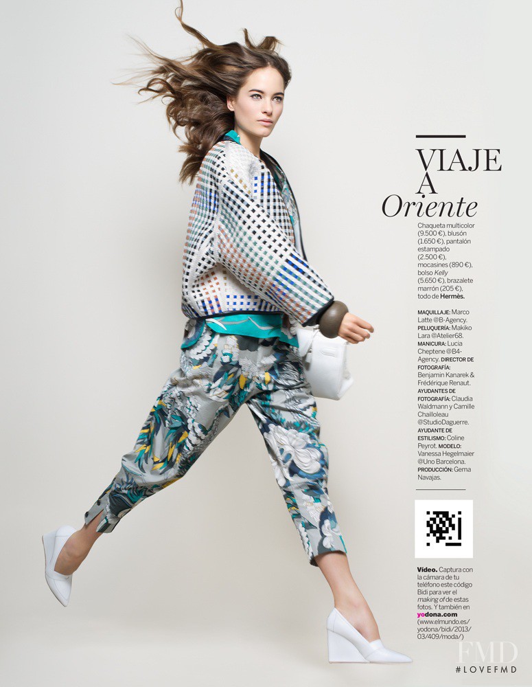 Vanessa Hegelmaier featured in Moda & Belleza, March 2013