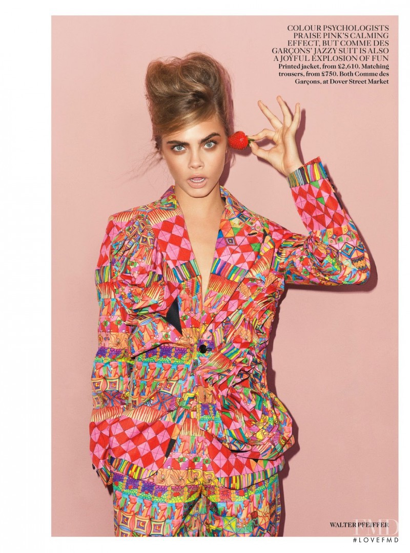 Cara Delevingne featured in Pink Lady, September 2013