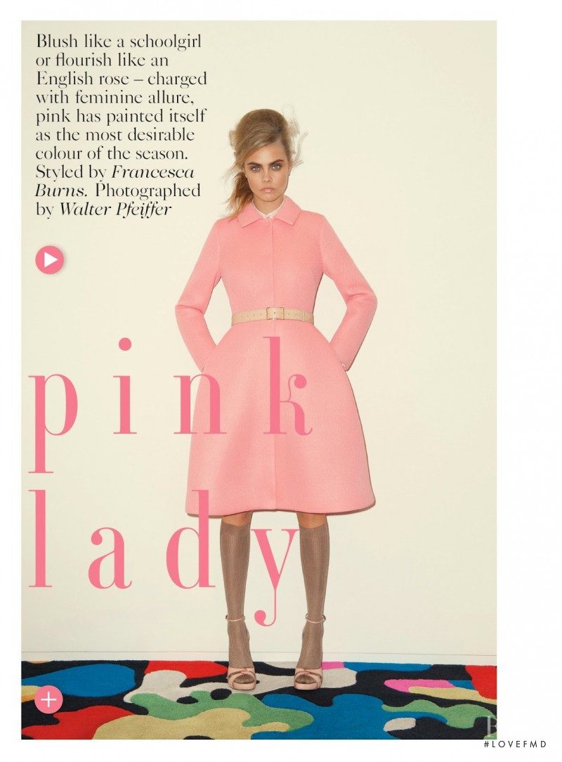 Cara Delevingne featured in Pink Lady, September 2013