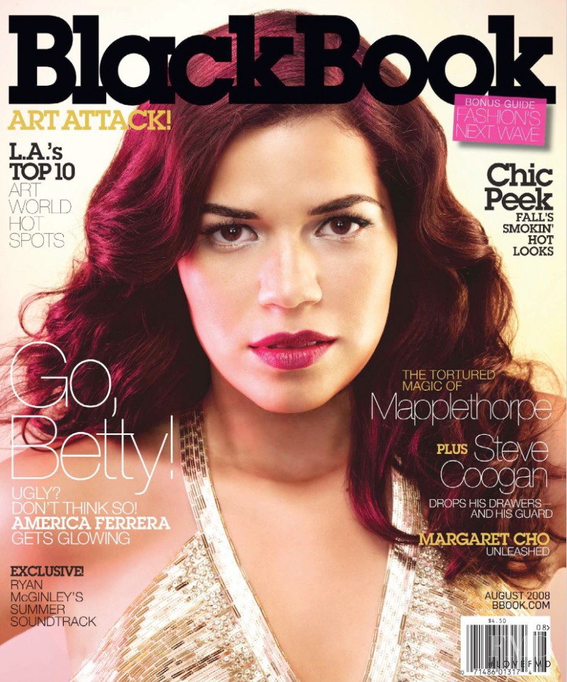  featured on the BlackBook Magazine cover from August 2008