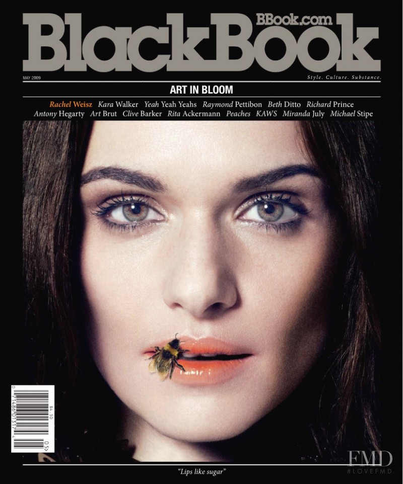 Rachel Weisz featured on the BlackBook Magazine cover from May 2009