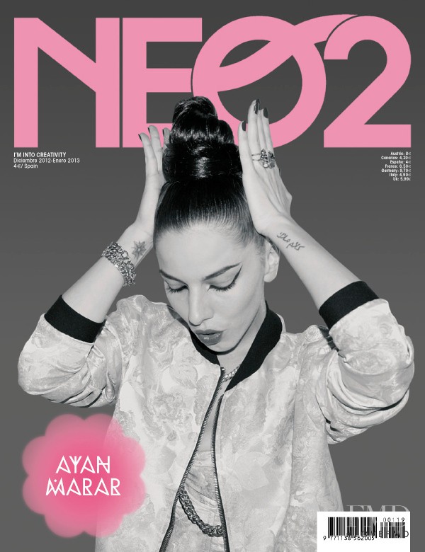 Ayah Marar featured on the Neo2 cover from December 2012