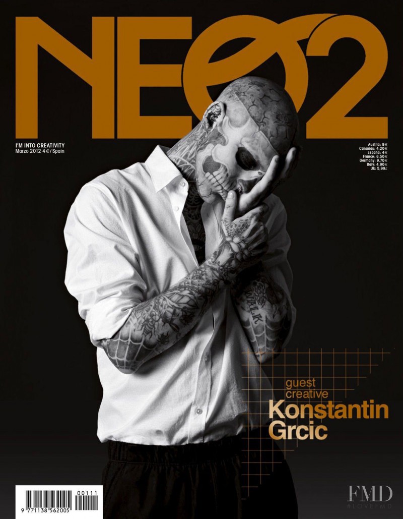 Rick Genest featured on the Neo2 cover from March 2012