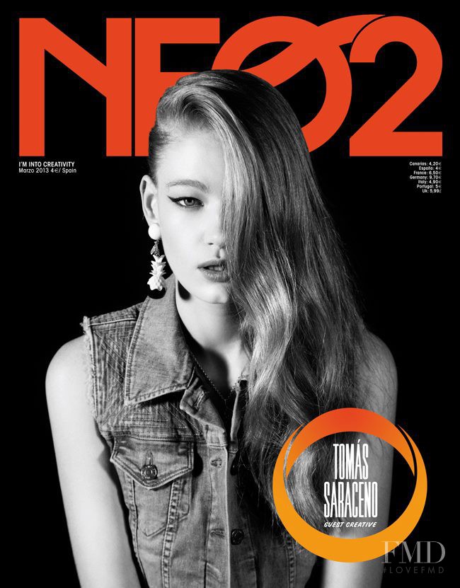 Hollie May Saker featured on the Neo2 cover from March 2013