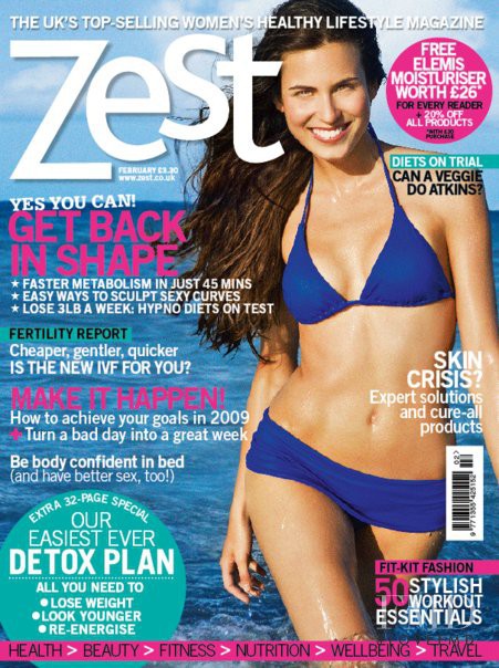  featured on the Zest cover from February 2010