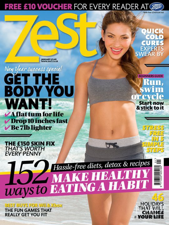  featured on the Zest cover from January 2011