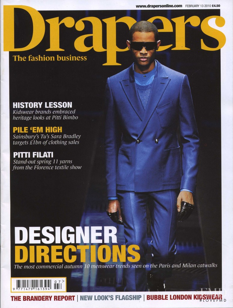  featured on the Drapers cover from February 2010