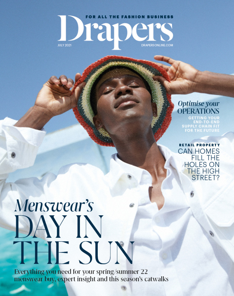 Jason Harderwijk featured on the Drapers cover from July 2021