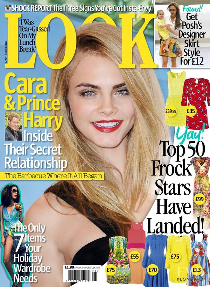Cara Delevingne featured on the LOOK cover from June 2013