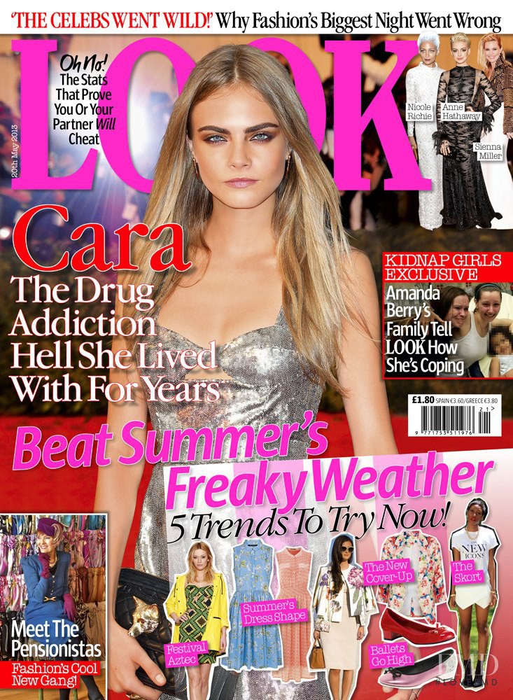 Cara Delevingne featured on the LOOK cover from May 2013