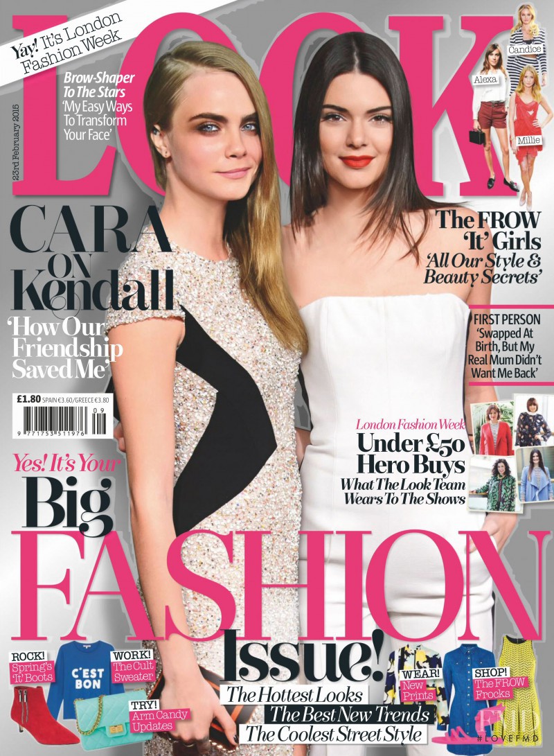 Cara Delevingne, Kendall Jenner featured on the LOOK cover from February 2015