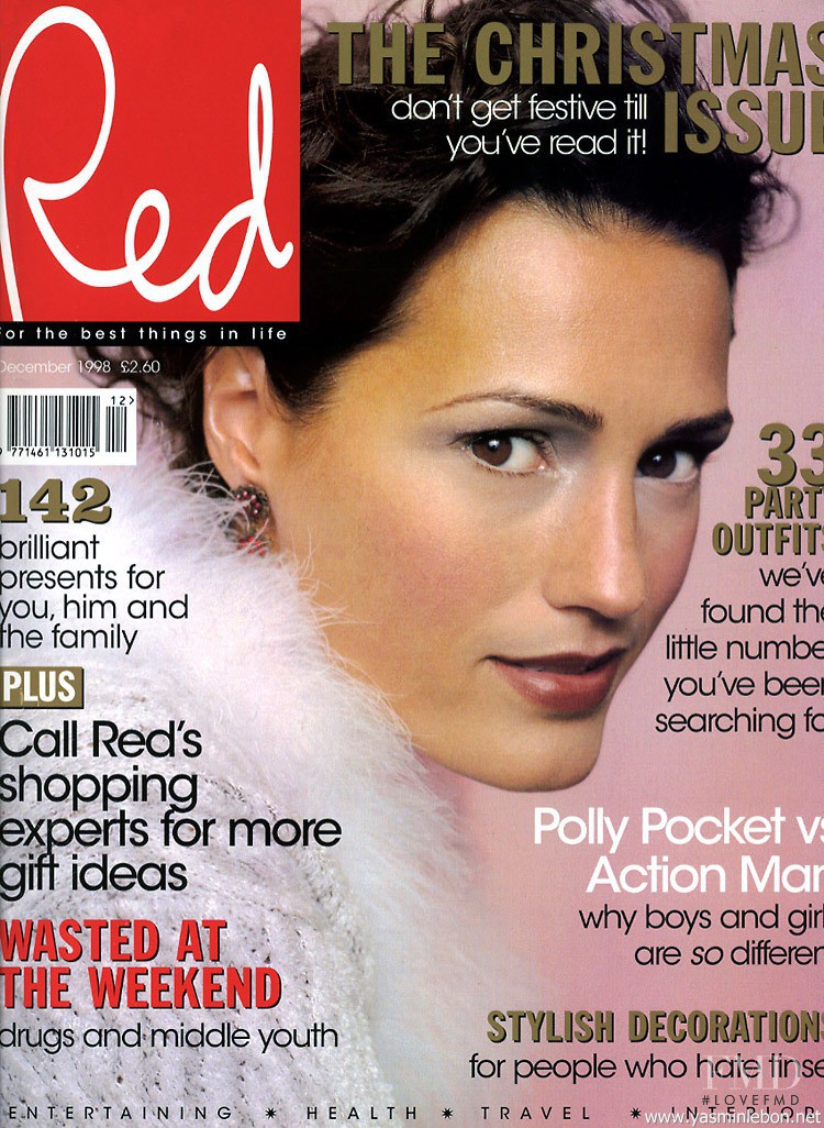 Yasmin Le Bon featured on the Red cover from December 1998