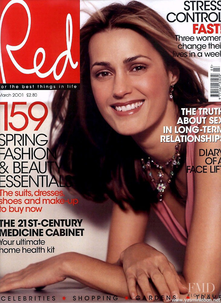 Yasmin Le Bon featured on the Red cover from March 2001