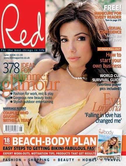 Eva Longoria featured on the Red cover from June 2006