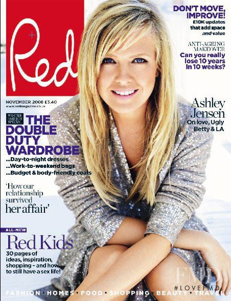Ashley Jensen featured on the Red cover from November 2008