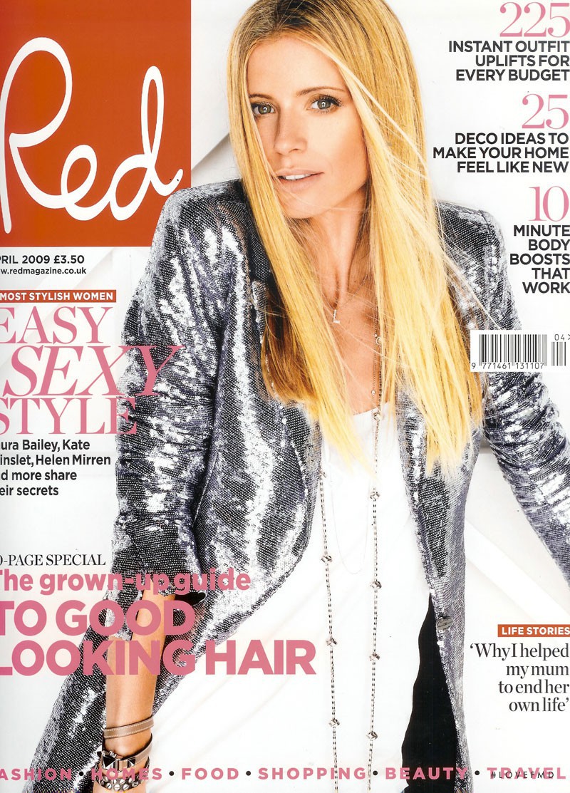 Laura Bailey featured on the Red cover from April 2009