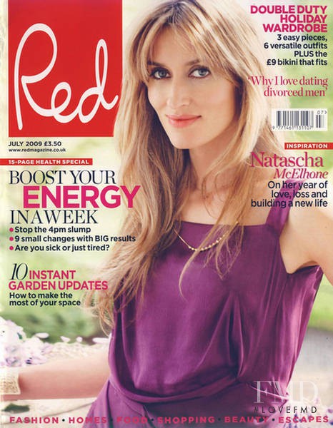 Natascha McElhone featured on the Red cover from July 2009