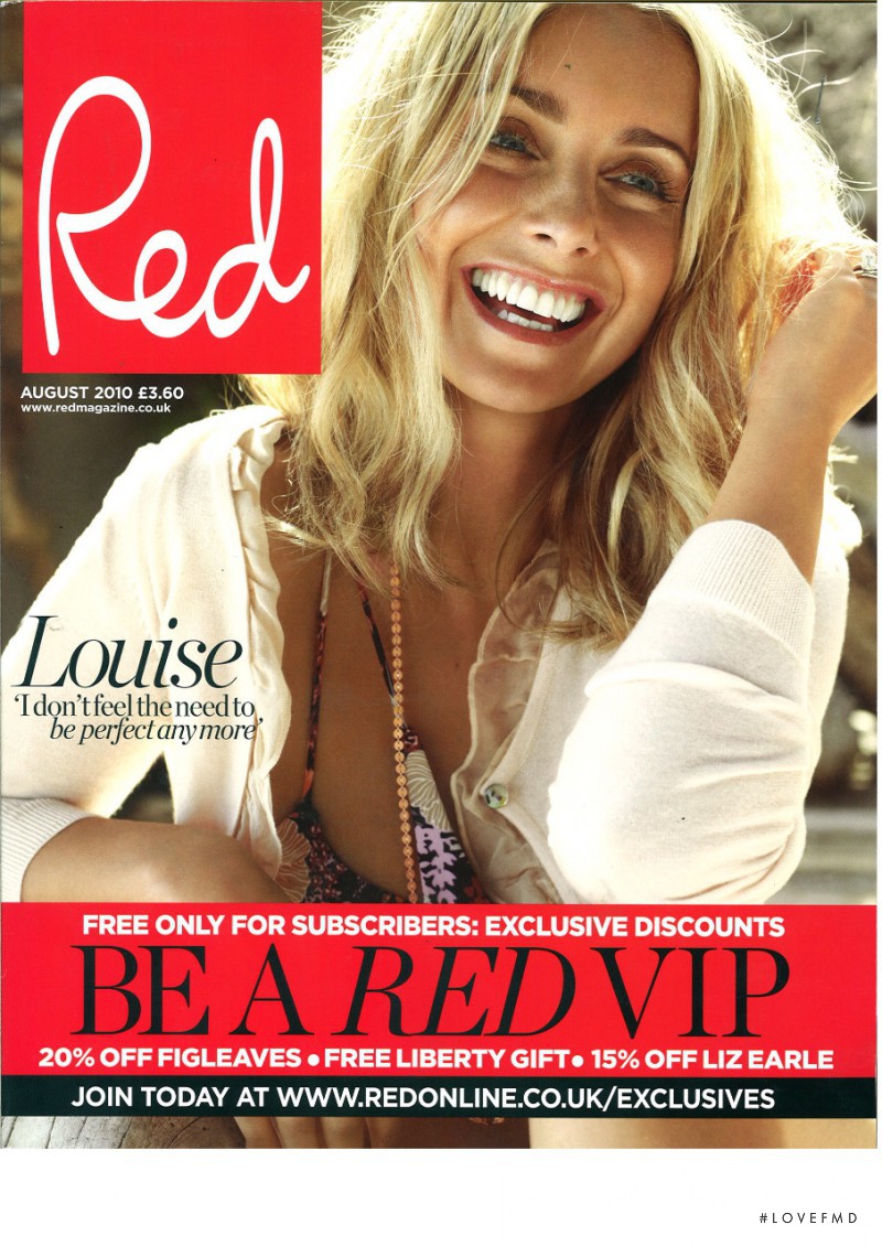 Louise Redknapp featured on the Red cover from August 2010