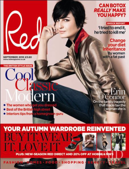 Erin O%Connor featured on the Red cover from September 2010