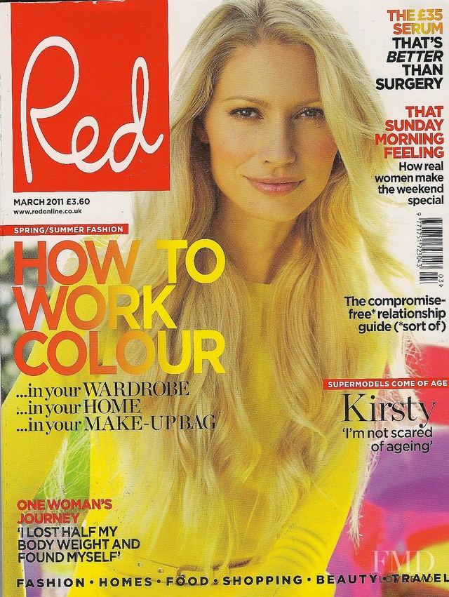Kirsty Hume featured on the Red cover from March 2011