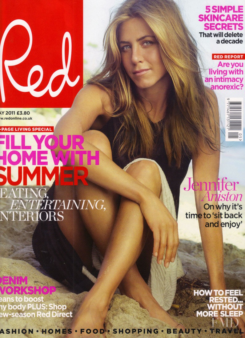 Jennifer Aniston featured on the Red cover from May 2011