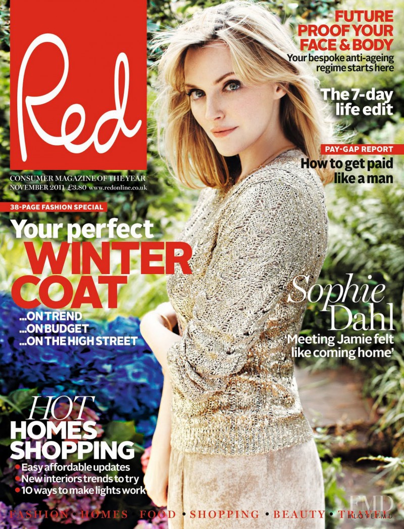 Sophie Dahl featured on the Red cover from November 2011