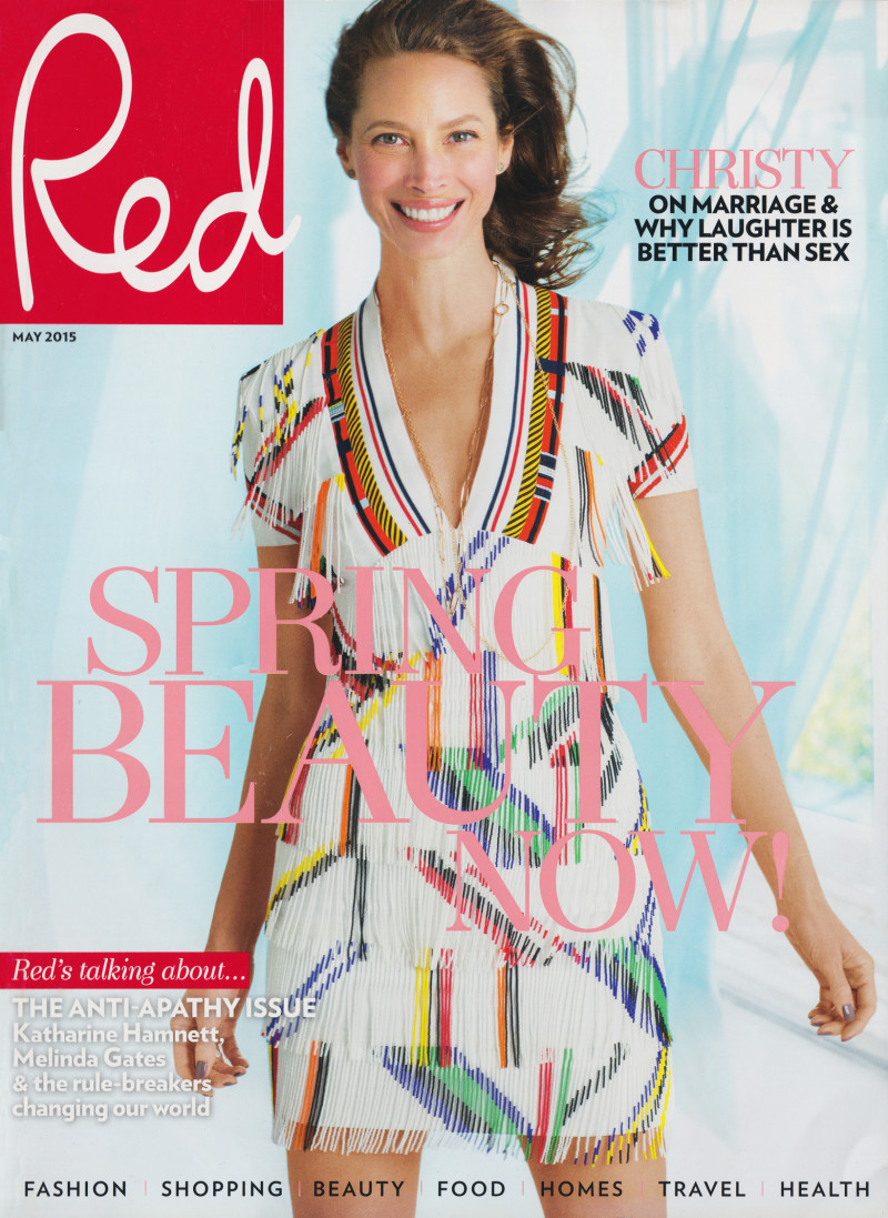 Christy Turlington featured on the Red cover from May 2015