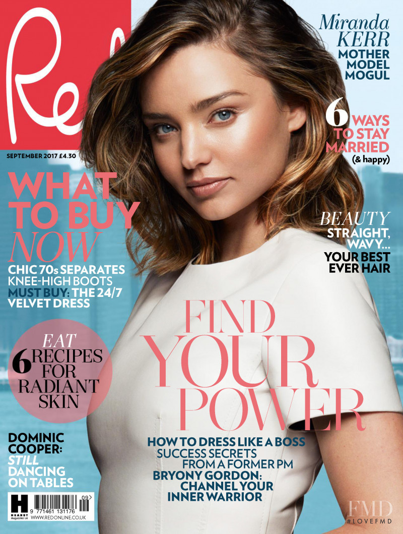 Miranda Kerr featured on the Red cover from September 2017