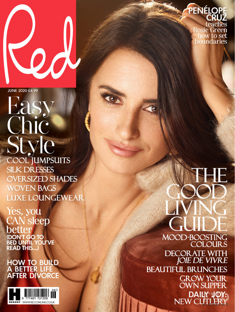 Penelope Cruz featured on the Red cover from June 2020