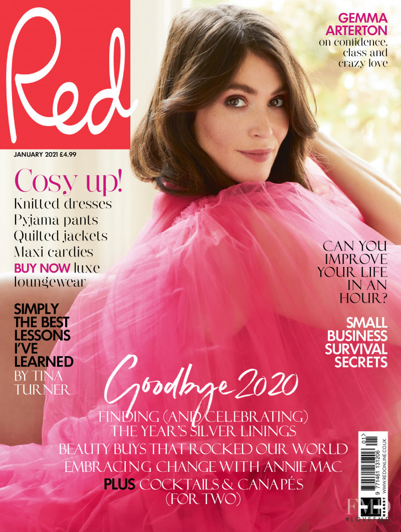 Gemma Arterton featured on the Red cover from January 2021