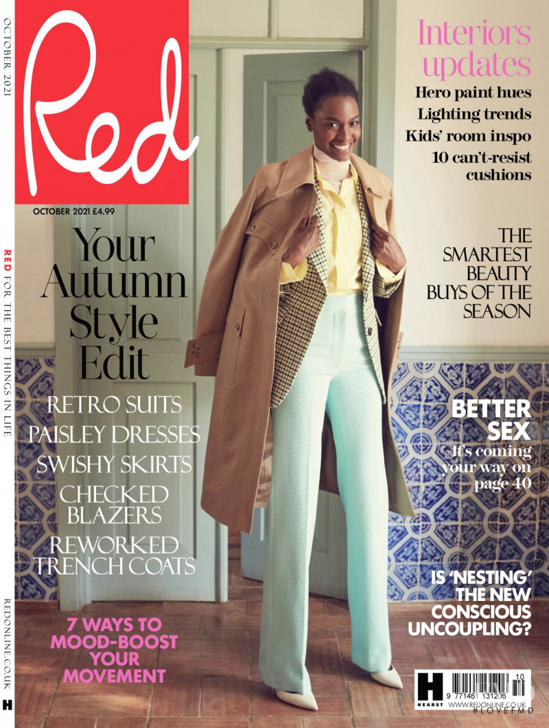 Sarah Holt featured on the Red cover from October 2021