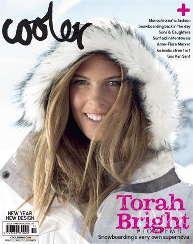 Torah Bright featured on the cooler cover from February 2008