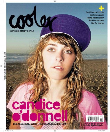 Candice O\'Donnell featured on the cooler cover from April 2009