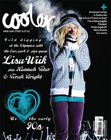 Lisa Wiik featured on the cooler cover from February 2010