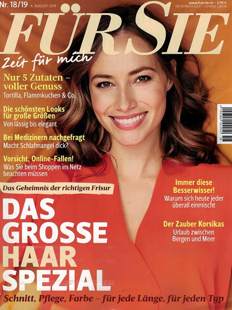  featured on the Für Sie cover from August 2018