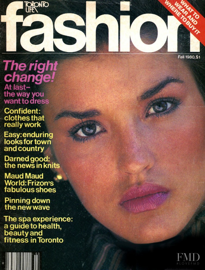 Janice Dickinson featured on the Fashion cover from September 1980