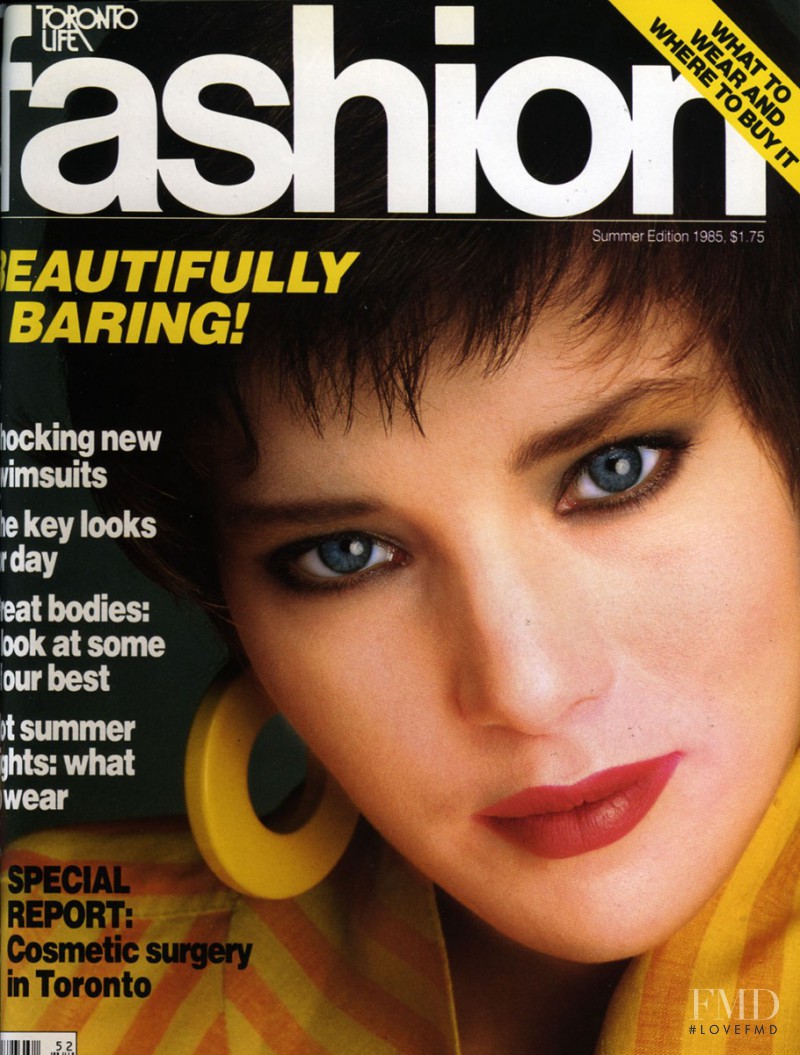 Anji Featherstone featured on the Fashion cover from June 1985