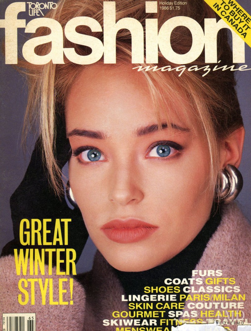 Clare Hoak featured on the Fashion cover from June 1986