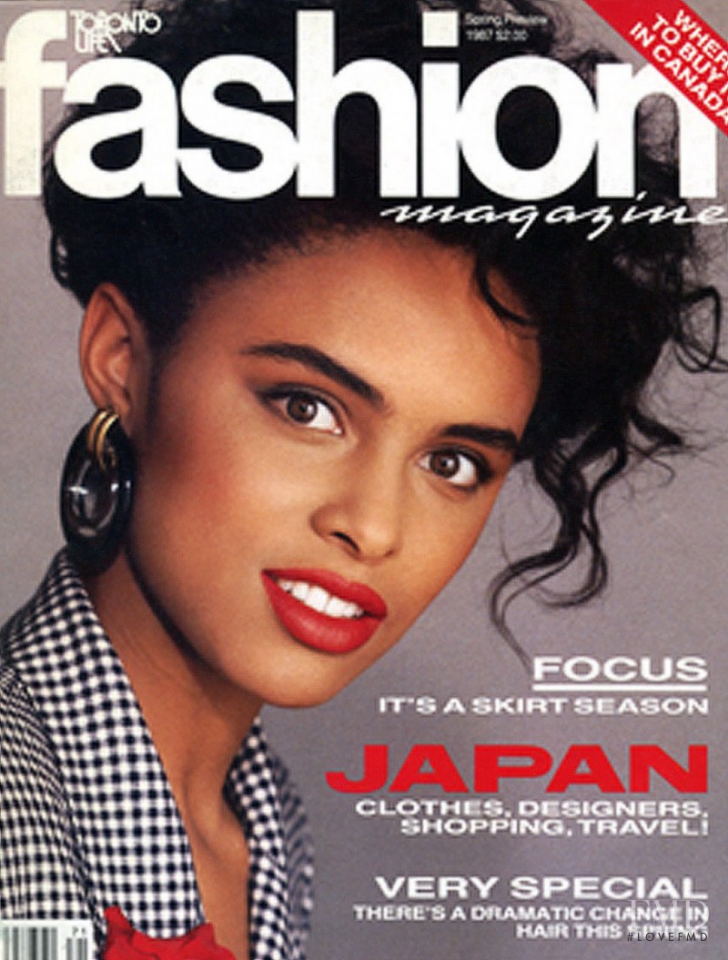 Louise Vyent featured on the Fashion cover from March 1987