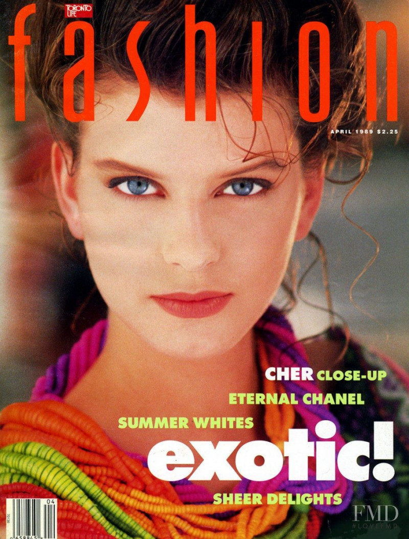 Laroe Goveia featured on the Fashion cover from April 1989