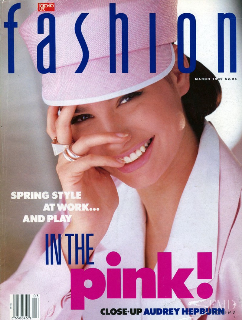 Michele Chalupka featured on the Fashion cover from March 1989