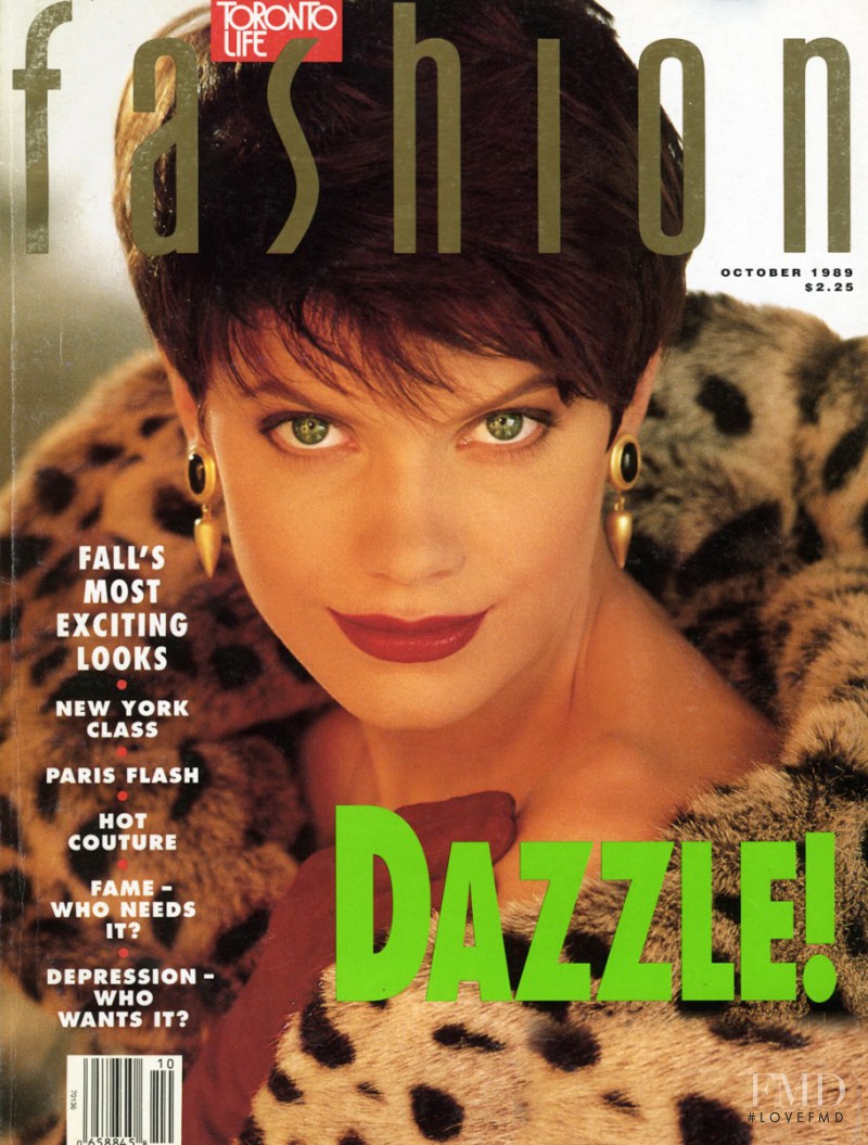 Meredith featured on the Fashion cover from October 1989