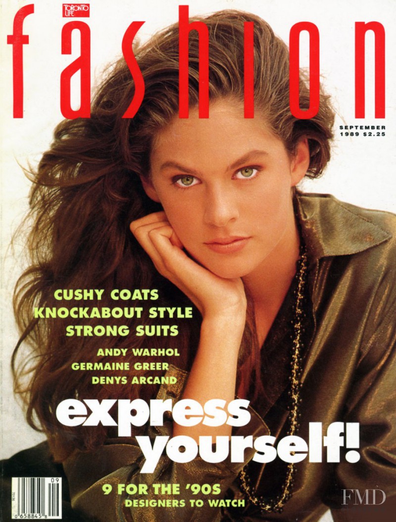 Megan Palmer featured on the Fashion cover from September 1989