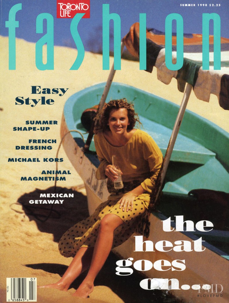 Christine Harwood featured on the Fashion cover from June 1990