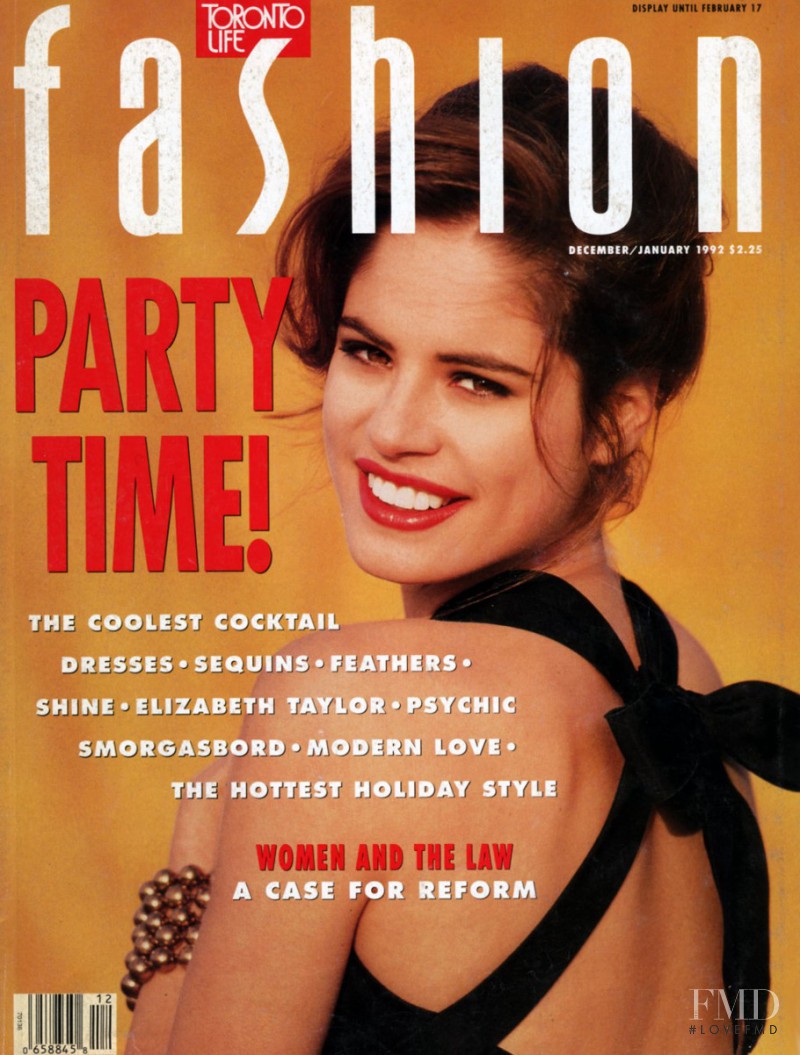Sara Boulduc featured on the Fashion cover from December 1991