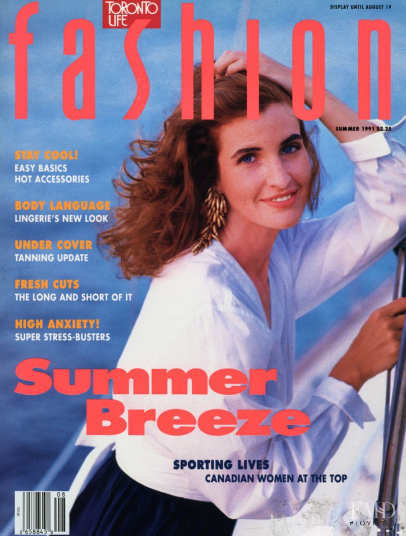 Gail Woods featured on the Fashion cover from June 1991